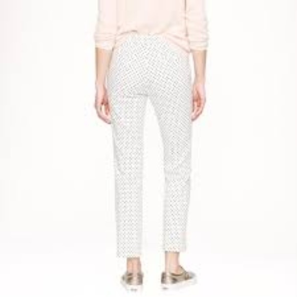 J. Crew 4 Campbell White Triangle Chino Capri Pant - Picture 8 of 8
